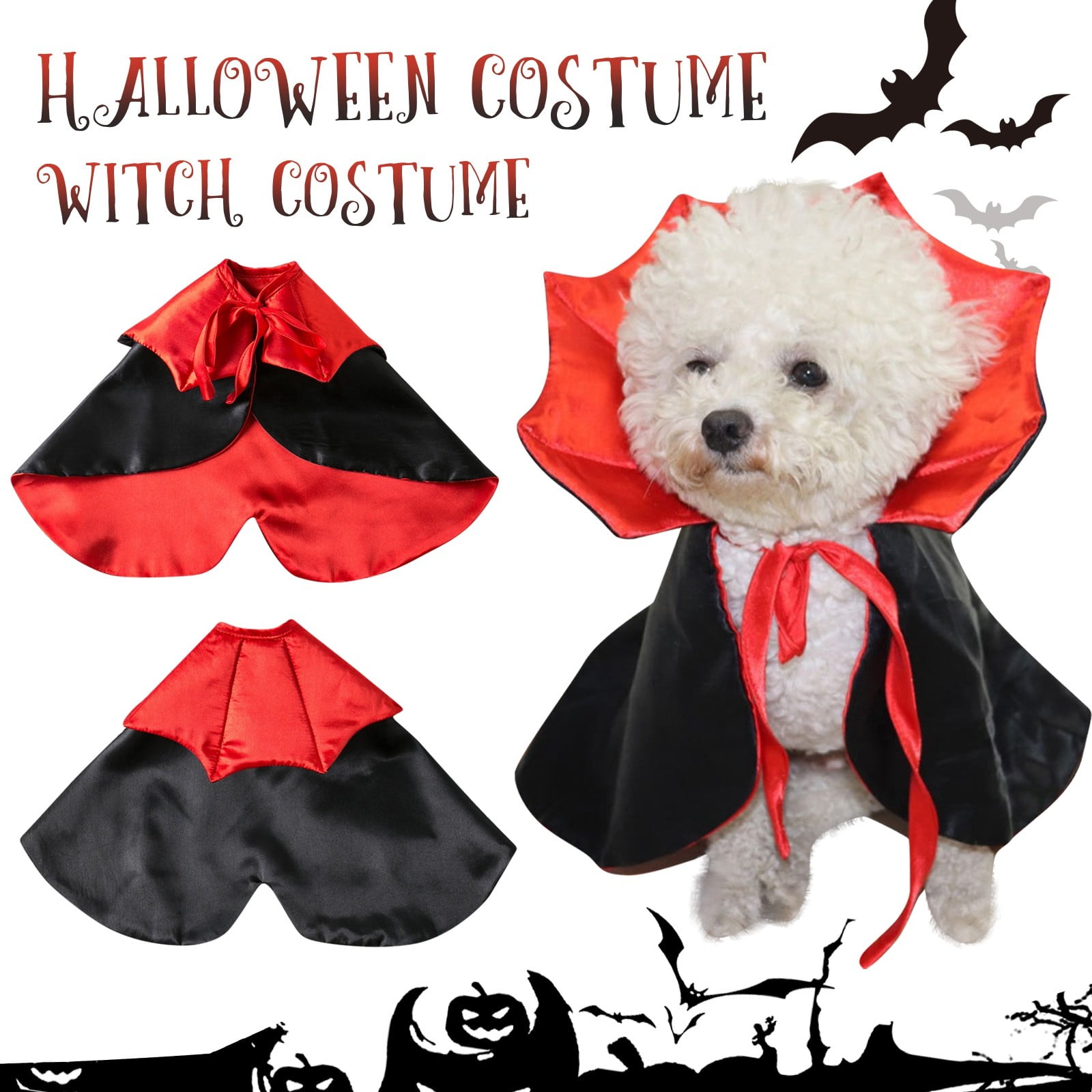 Brother Teddy Halloween Fun! Cat & Dog Pet Costumes Transform Your