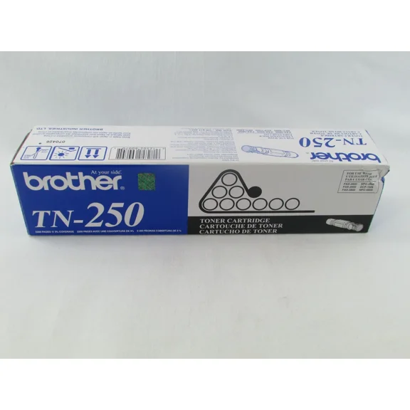 Brother Tn-250 Tn250 Black Toner Cartridge 12 000 Yield Genuine Oem Original *