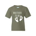 thumbnail image 1 of Brother To Be Unisex Youth Kids T-Shirt Tee Clothing Youth Medium Military Green, 1 of 5
