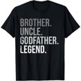 thumbnail image 1 of Brother Uncle Godfather Legend Fun Best Funny Uncle T-Shirt, 1 of 4