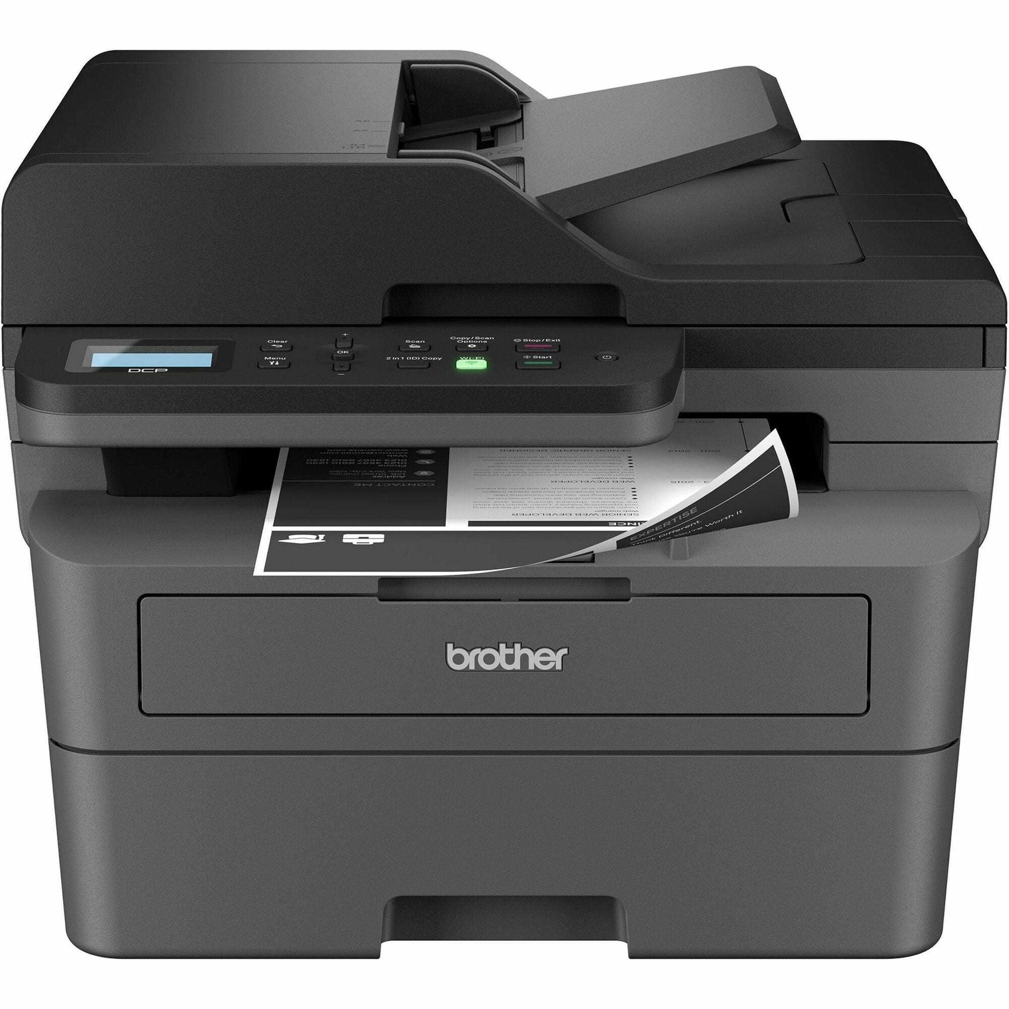Brother Wireless DCP-L2640DW Compact Monochrome Multi-Function Laser Printer with Print, Copy and Scan, Duplex and Mobile Printing Brother Wireless DCP-L2640DW Compact Monochrome Multi-Function Laser Printer with Print, Copy and Scan, Duplex and Mobile Printing