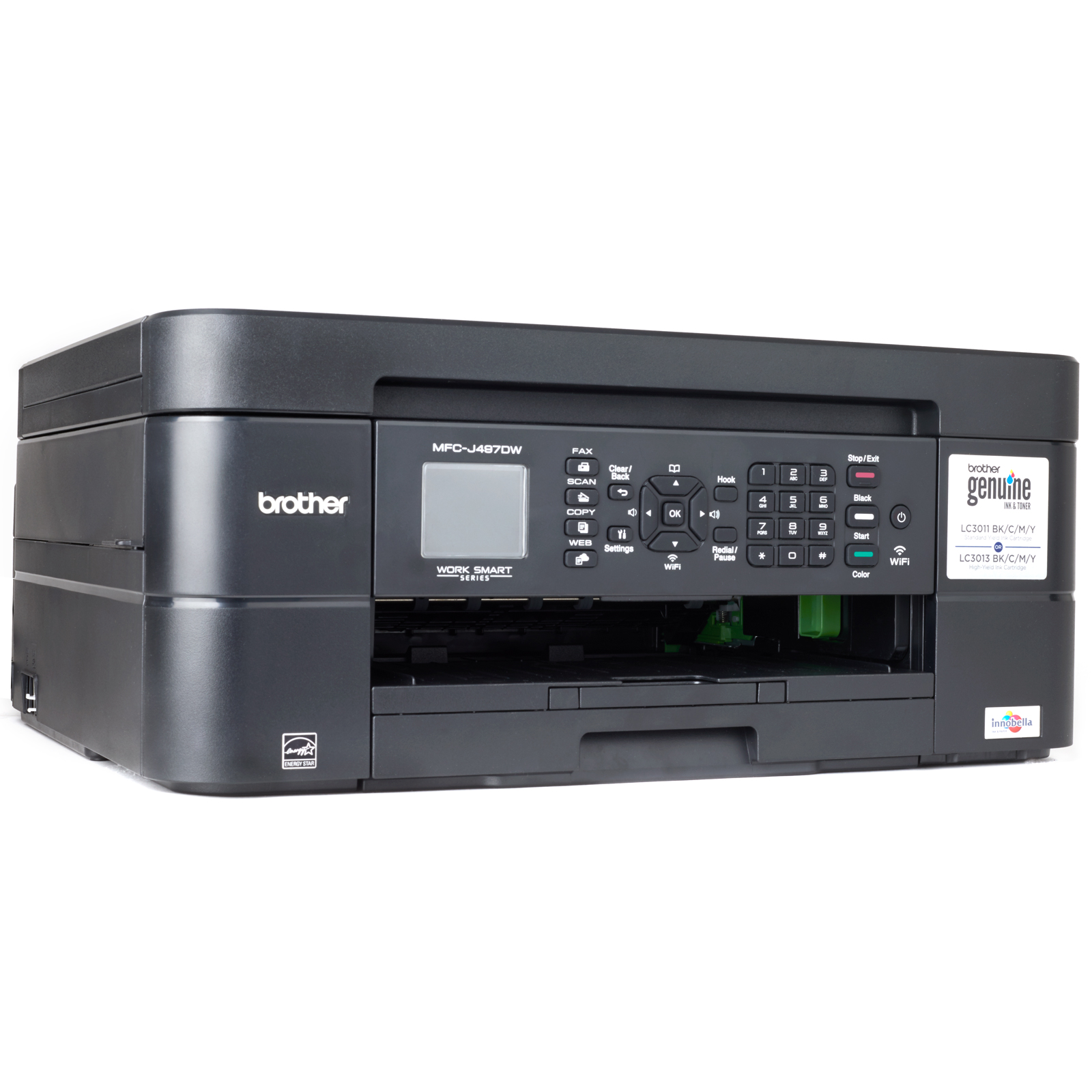 Brother Work Smart Series MFC-J497DW Wireless All-In-One Inkjet Printer (USED) - image 1 of 5