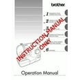 thumbnail image 1 of Brother XC6771-021 Sewing Machine Owners Instruction Manual, 1 of 1