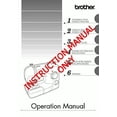 thumbnail image 1 of Brother XL-3510i Sewing Machine Owners Instruction Manual, 1 of 1
