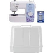 Brother XM2701 27-Stitch Sewing Machine, Hard Plastic Storage and Carry Case, 5-Piece Sewing Machine Needles