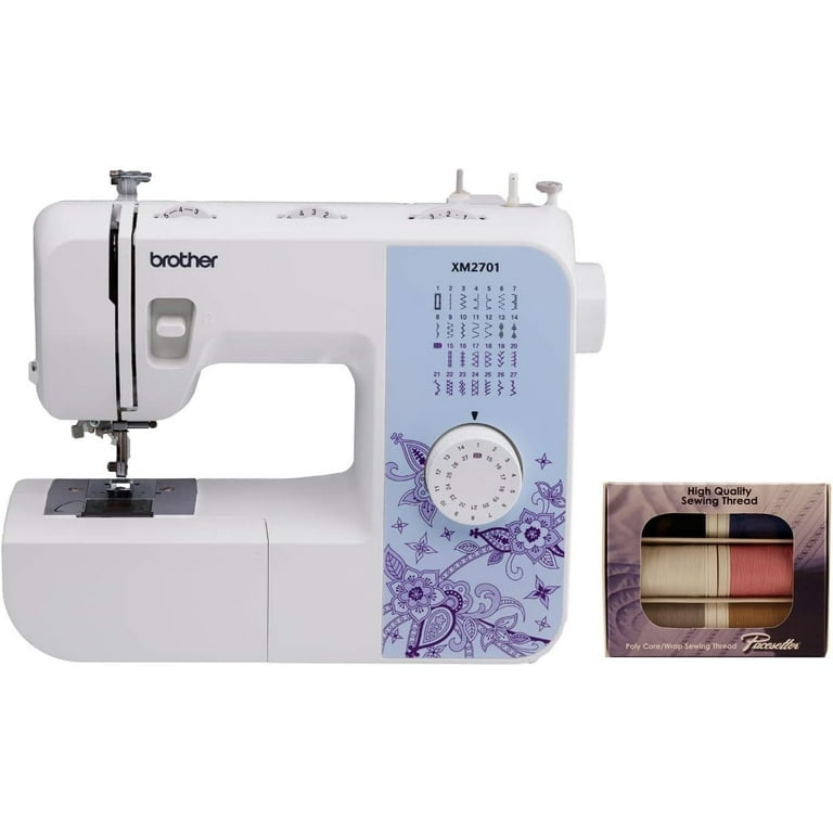 Brother XM2701 27-Stitch Sewing Machine and SASC706 6-Piece