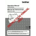 thumbnail image 1 of Brother XR53 Sewing Machine Owners Instruction Manual, 1 of 1