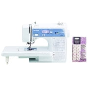 Brother XR9550 Computerized Sewing and Quilting Machine, 165 Built-in Stitches, LCD Display, Wide Table, 8 Presser Feet and 10-Pack Pre-Wound Bobbins Included