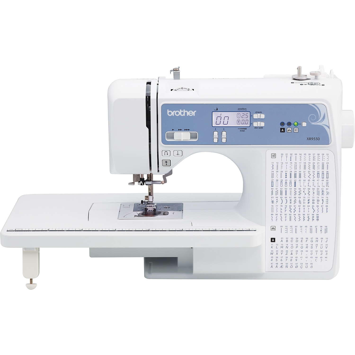 Brother XR9550 Sewing and Quilting Machine with LCD, Wide Table, 8-Sewing Feet - image 1 of 7
