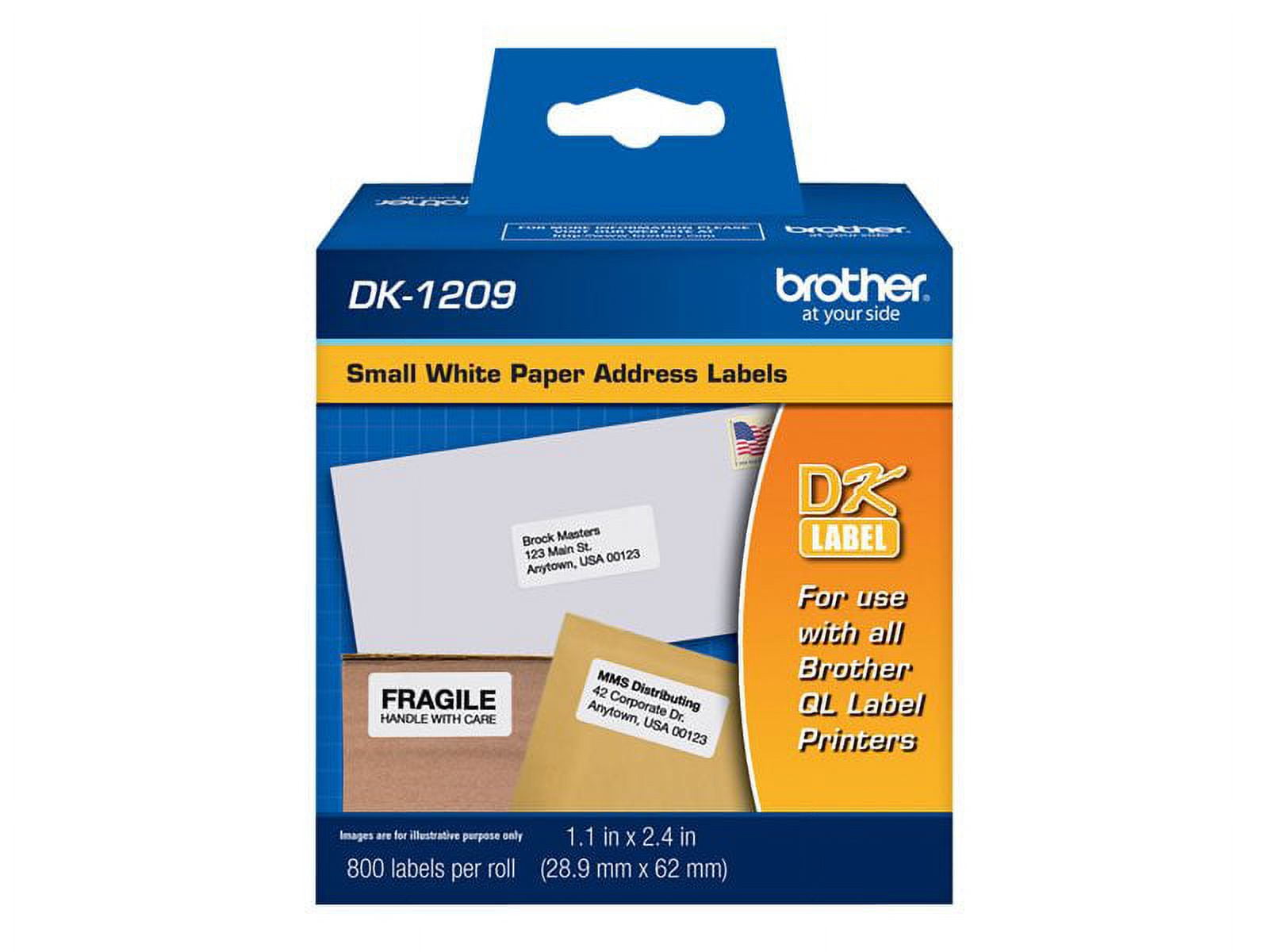 Brother dk1209 labels 800pk small address