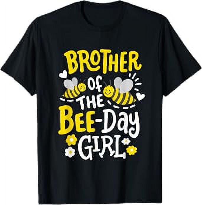 Brother of the BeeDay Girl Birthday Party Matching Family TShirt