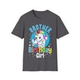thumbnail image 1 of Brother of the Birthday Princess Girl Muscle Unicorn tee shirt, 1 of 4