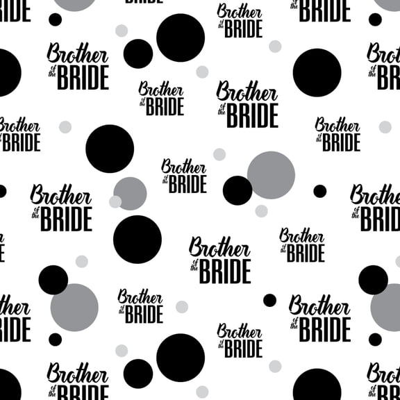Brother of the Bride Wedding Premium Gift Wrap Wrapping Paper Roll
