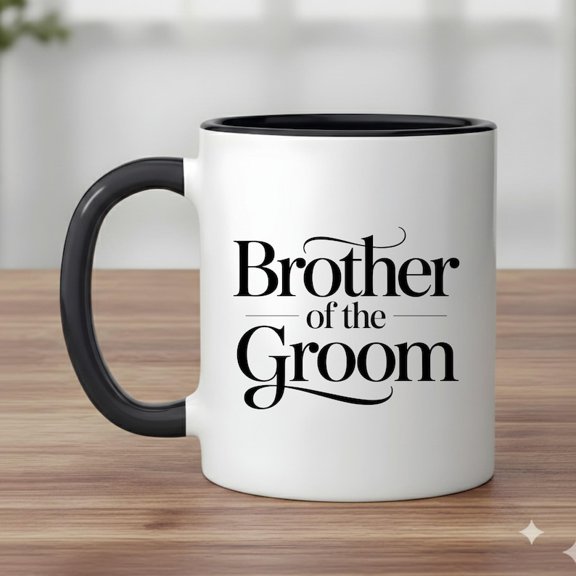 Brother of the Groom Mug, Wedding Party Gift, GroomS1Man Mug, Wedding Favor, Wedding Mug