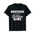 thumbnail image 1 of Brother of the birthday daughter girl matching family T-Shirt, 1 of 5