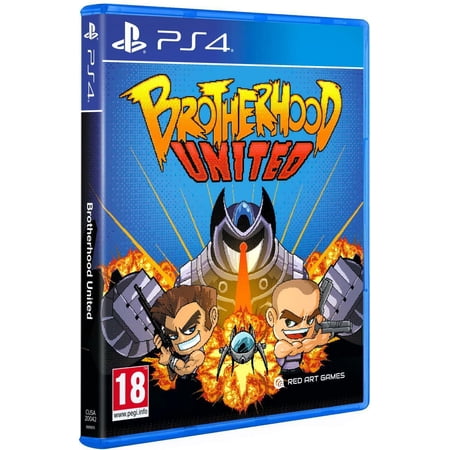 Brotherhood United Sony PlayStation 4 [PS4 20 Levels 8 Giant Bosses Coop] NEW