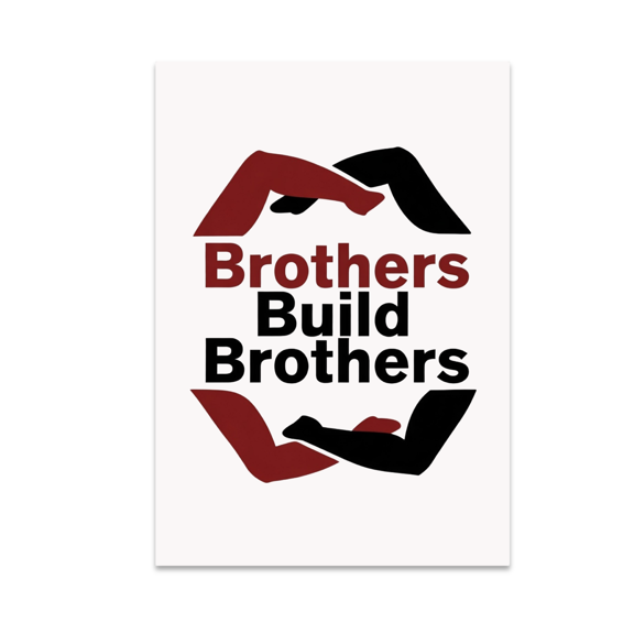 Brotherhood Unity Wall Art - Brotherhood Group - 13x19 Poster Print