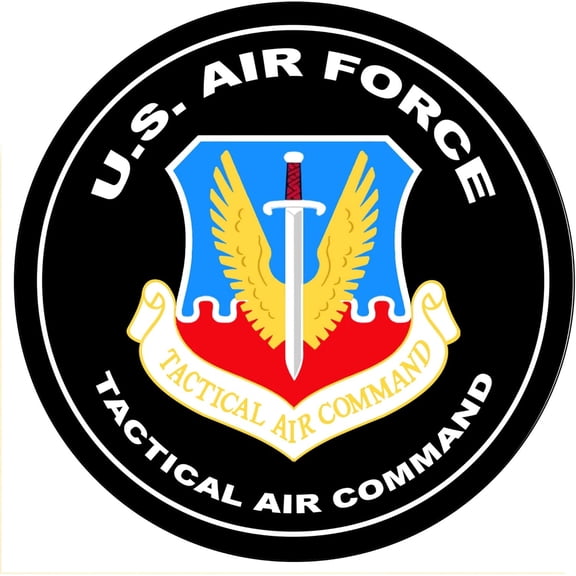 Brotherhood Vintage Gas Sign Reproduction Vintage Metal Signs Round Metal Tin Sign for Garage and Home 8 Inch Diameter  US Air Force Tactical Sir
