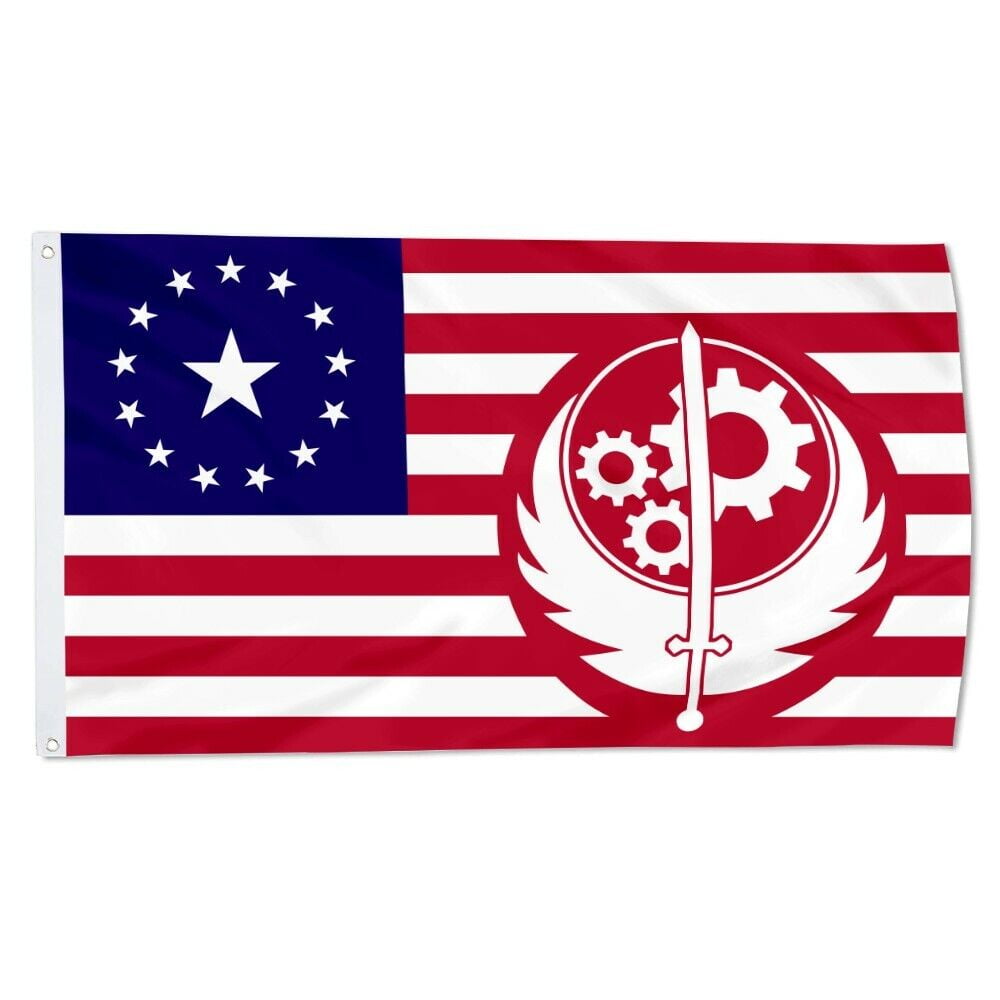 Brotherhood of Steel Fallout California Flag banner Man cave Decor 3x5Feet