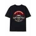 thumbnail image 1 of Brotherhoods Motorcycle Skull Helmet Graphic Tee, 1 of 6