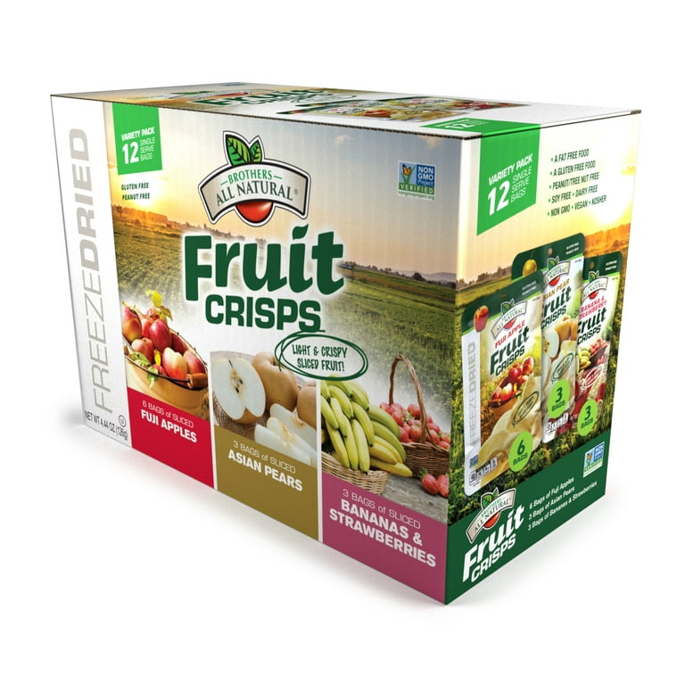 Brothers All Natural Vegan Fruit Crisps, Fuji Apple, Gluten-Free