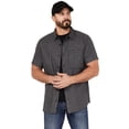 thumbnail image 1 of Brothers And Sons Men's Casual Short Sleeve Button-Down Western Shirt Black Small, 1 of 4