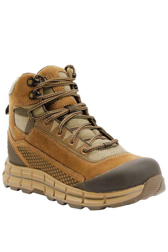 Men's Hikers Waterproof Hiking Boot Soft Toe Brown 9 1/2 EE US