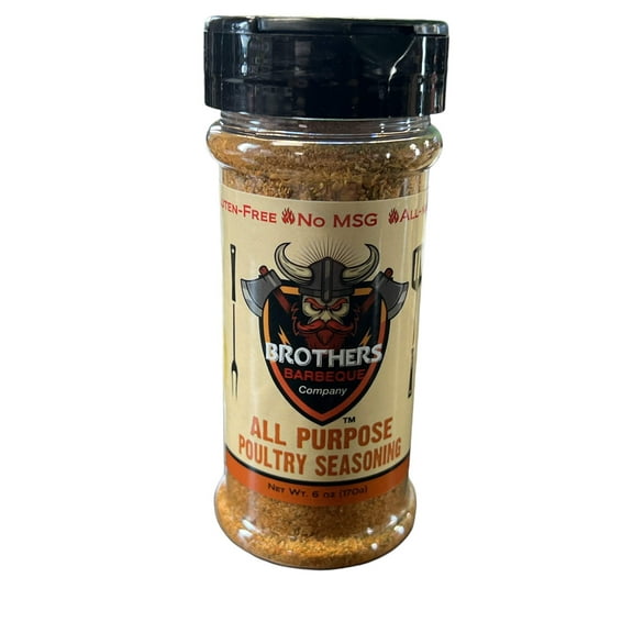 Brothers Barbeque Company's All Purpose Poultry seasoning 6 oz