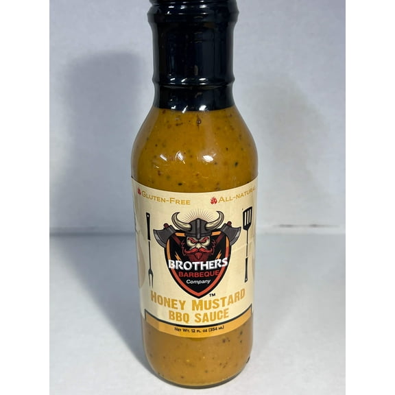 Brothers Barbeque Company's Honey mustard barbecue sauce 12 oz