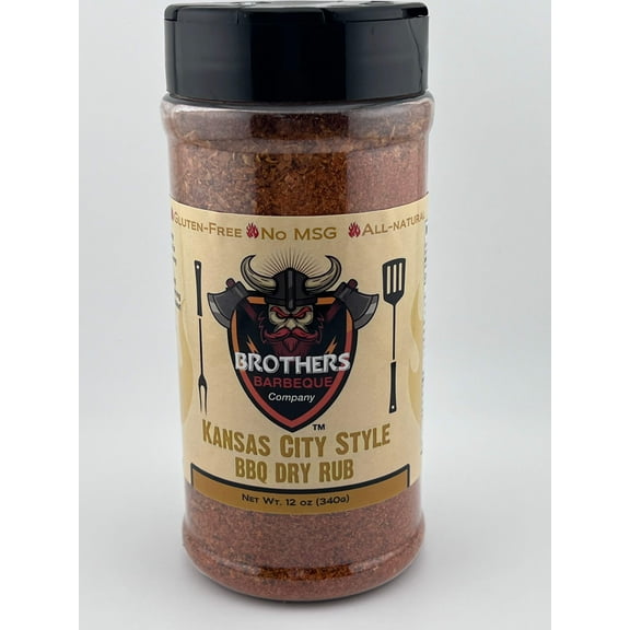 Brothers Barbeque Company's Kansas City Style BBQ Dry Rub 12 oz
