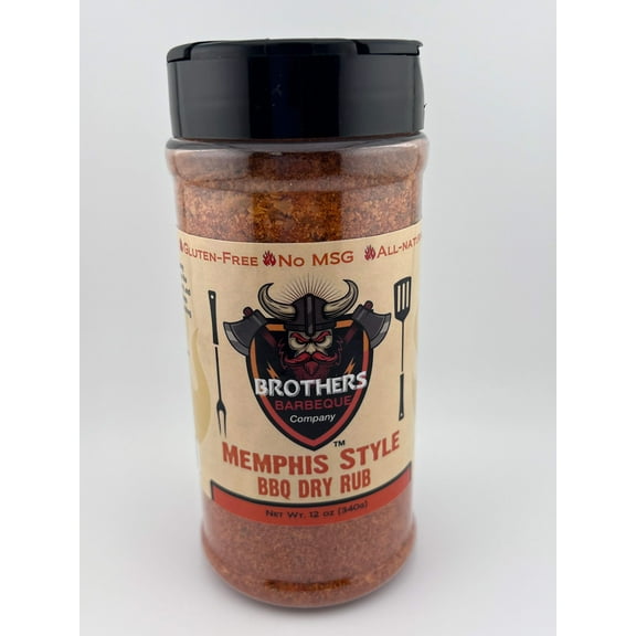 Brothers Barbeque Company's Memphis style barbecue dry rub 12 oz