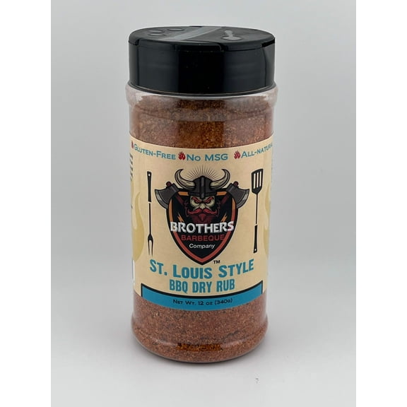 Brothers Barbeque Company's St. Louis style barbecue dry rub 12 oz