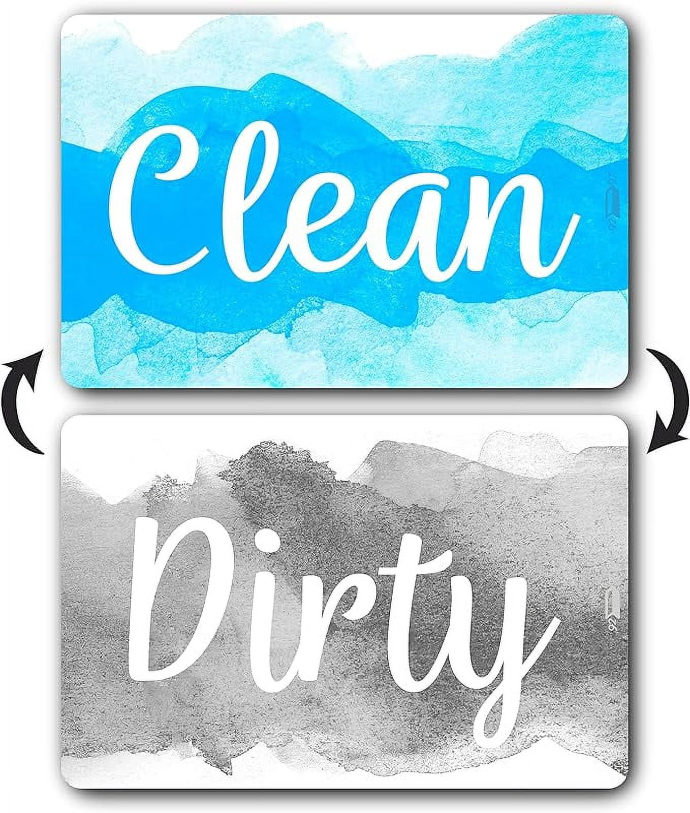 Brothers Bench Blue & Gray Dishwasher Magnet Clean Dirty Sign, Clean ...