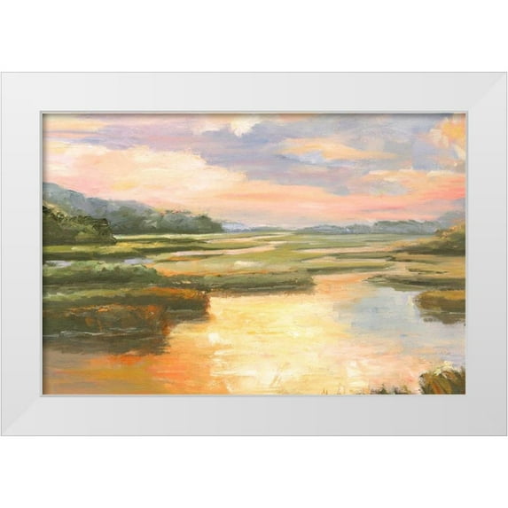 Brothers, Bonnec 18x13 White Modern Wood Framed Museum Art Print Titled - Enchanted Moment II