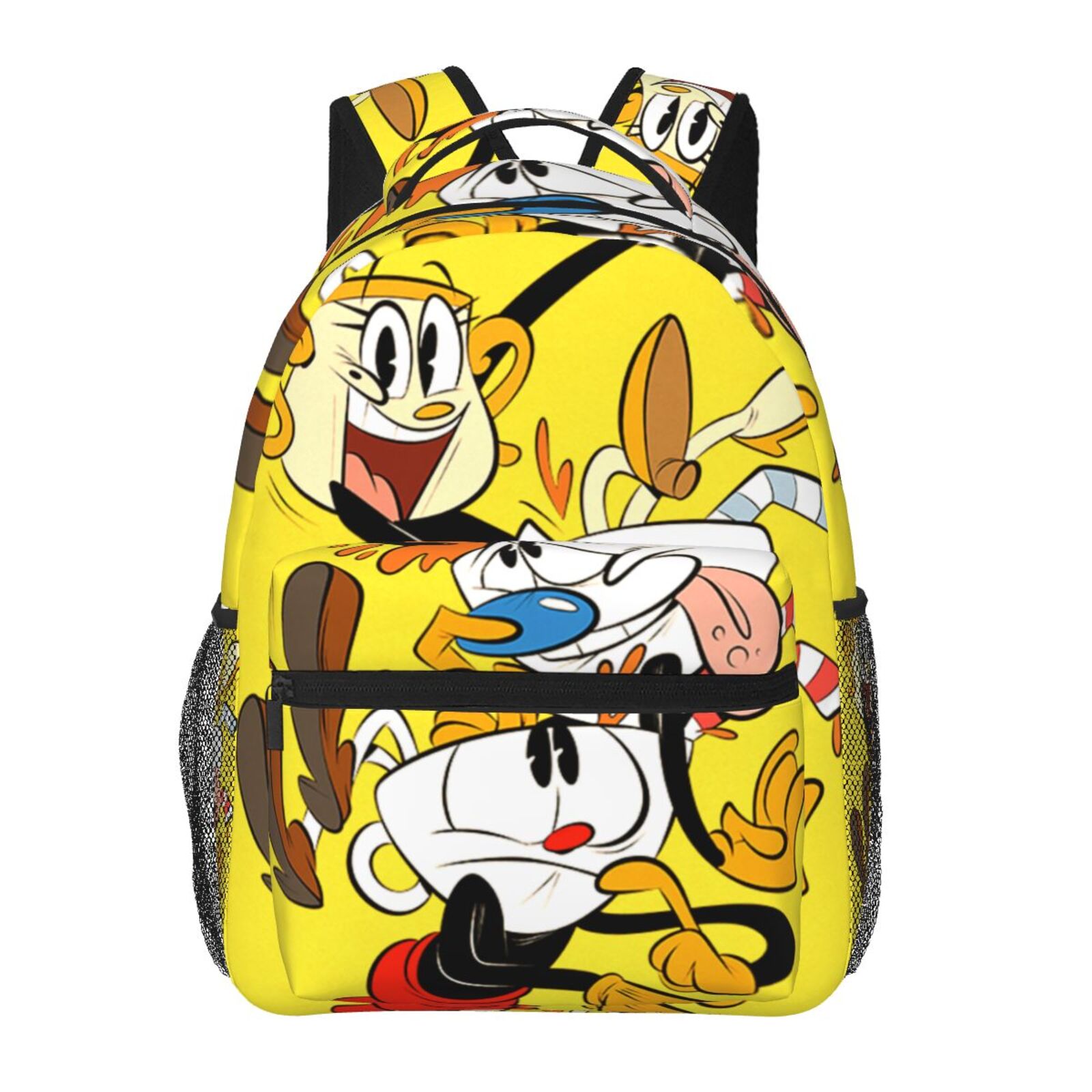 Brothers Cuphead Mugman Laptop Backpack Daypack Large Capacity ...