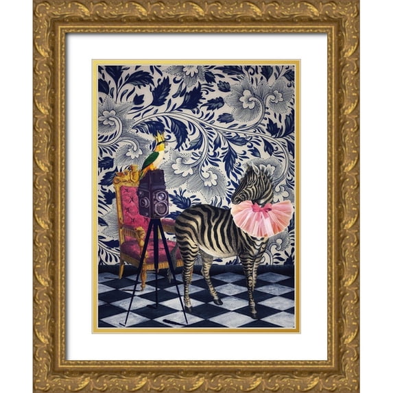 Brothers, Erika C. 12x14 Gold Ornate Wood Framed with Double Matting Museum Art Print Titled - Picture Day