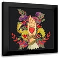 thumbnail image 1 of Brothers, Erika C. 15x15 Black Modern Framed Museum Art Print Titled - Love Is the Answer, 1 of 5
