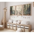 thumbnail image 1 of Brothers Room Decor Brother Print Three Brothers Adventure Wall Art Boy Forest Nursery Set 3 Stretched Canvas 16x24, 1 of 3