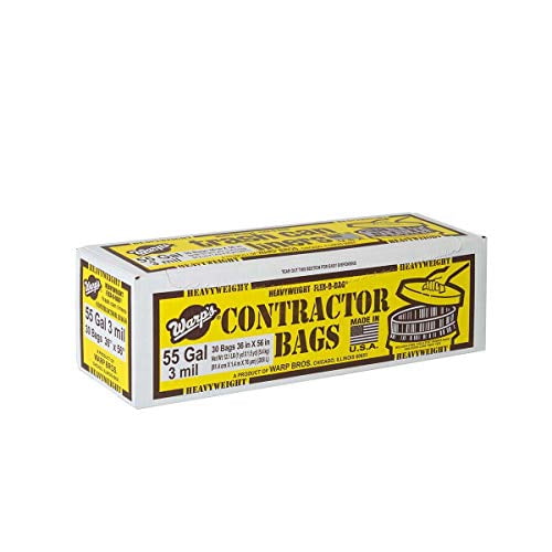 Brothers Trash Can Liners 33 gal 21/2 mil 33x40'' trash can liners