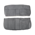 thumbnail image 1 of Brothers Trucks 05-324 Seat Upholstery Deluxe Pleat Cloth/Vinyl - Grey/Charcoal, 1 of 5