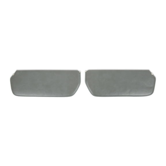 Brothers Trucks 05-362 Vinyl Foamback Sunvisor Pair - Charcoal