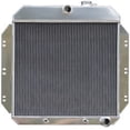 thumbnail image 1 of Brothers Trucks ALR62C2 Radiator - Aluminum - Auto - V8 - 2 Row, 1 of 1