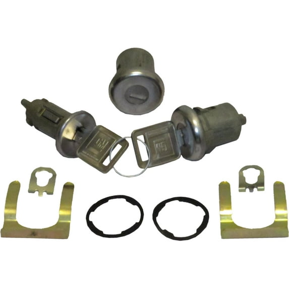 Brothers Trucks E4024-67 Door & Ignition Lock Set - with Factory Style Keys
