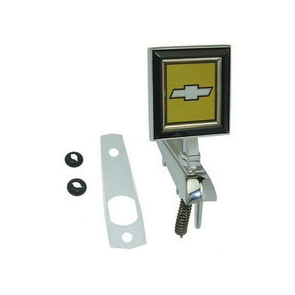 Brothers Trucks FHE87CH Hood Ornament - Chrome/Gold - Each