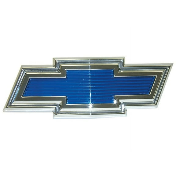 Brothers Trucks GEB7172 Grille Emblem - Chrome/Blue - Each