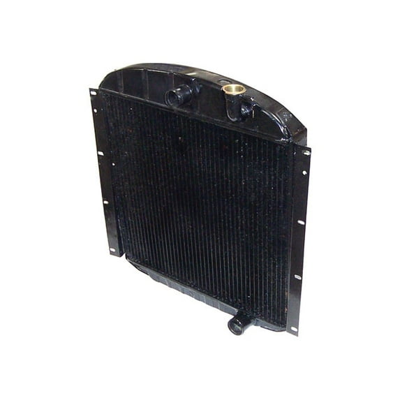 Brothers Trucks GMHS359 Radiator - Copper/Brass - Black - V8 - Manual Trans