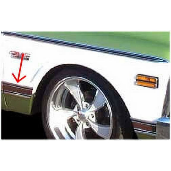 Brothers Trucks MFB30RH Fender Molding - Rear Of Wheel - Black - Right