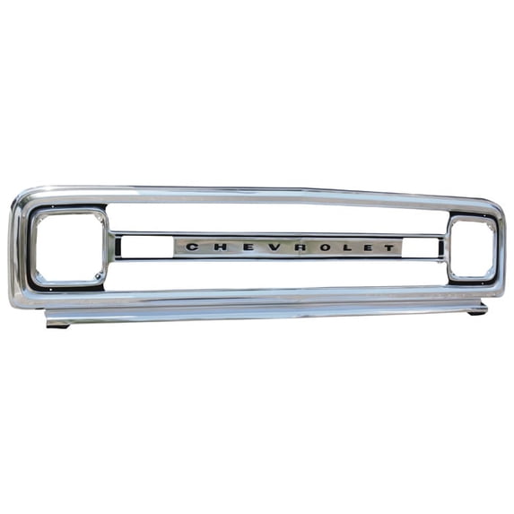 Brothers Trucks OGR7000 Outer Grille - Reproduction with Letters - Chrome