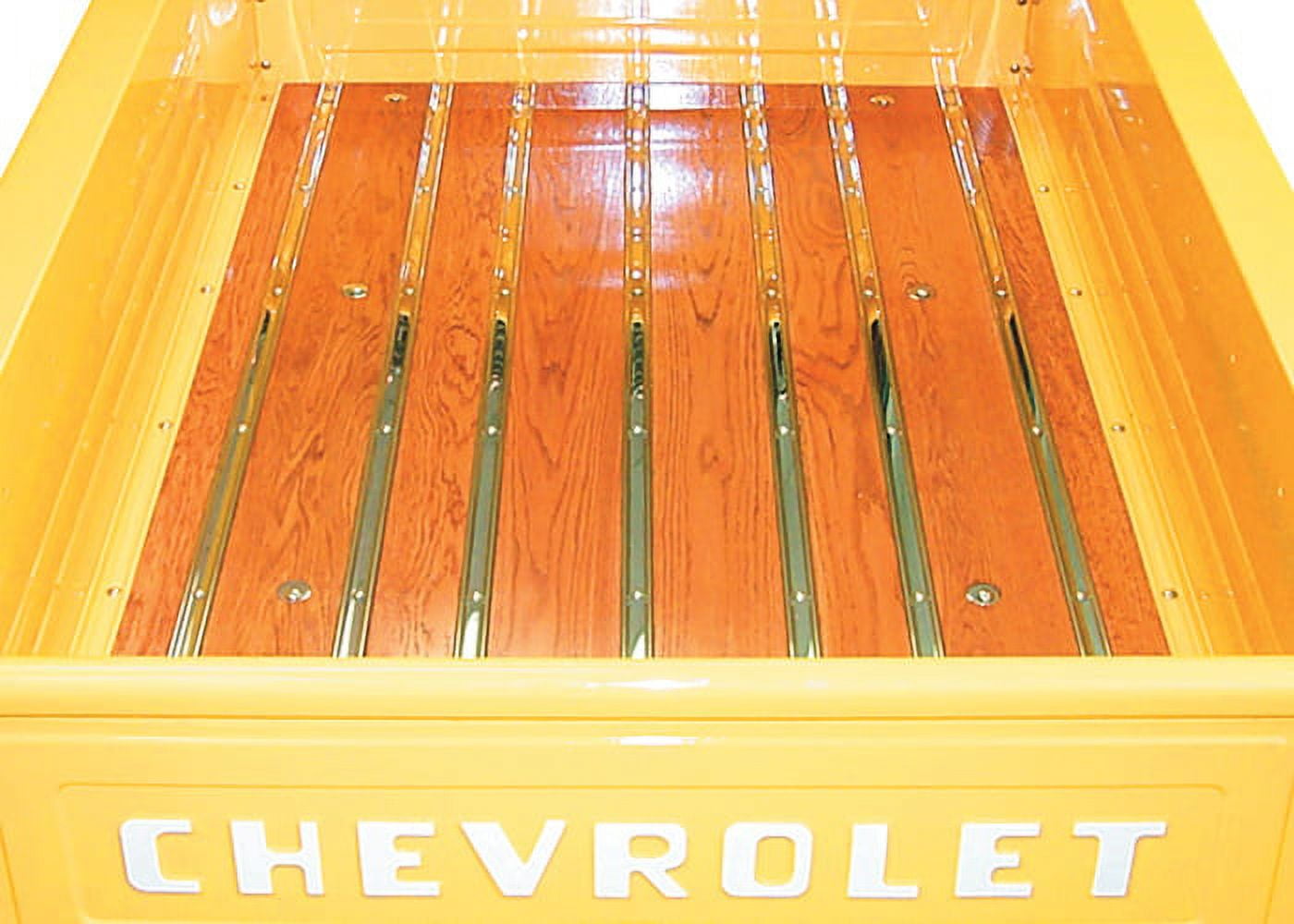 Brothers Trucks OWK72LF-3 Deluxe Oak Bed Wood Kit-Longbed/Fleetside-Pol SS
