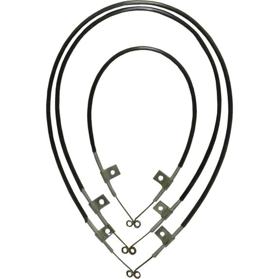 Brothers Trucks P0014-67 Heater Control Cable Set - without A/C - 3-Pieces